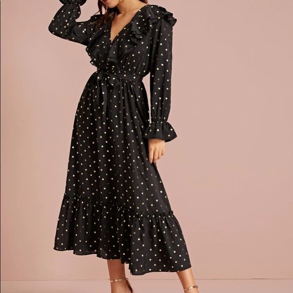 Black and gold pretty dress - Picture 4 of 9